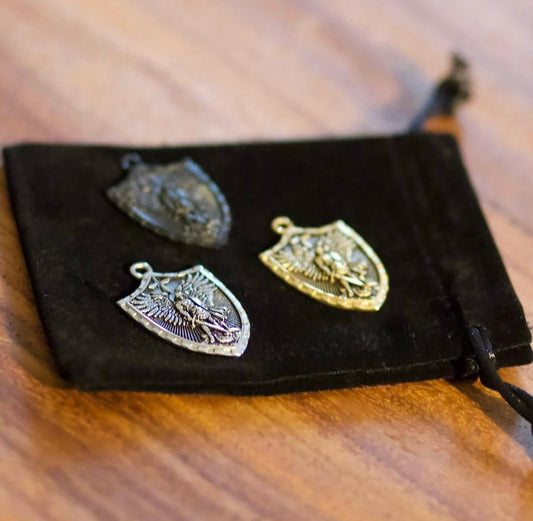 Michael the Archangel Psalm 27:1 Pendant & Chain