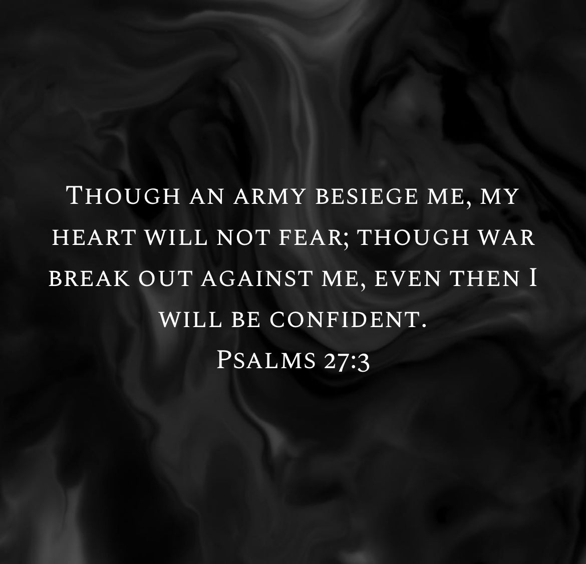 King David Psalm 27:3 Engraved Helmet